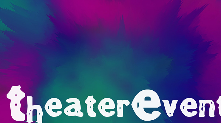 TheaterEvent Font