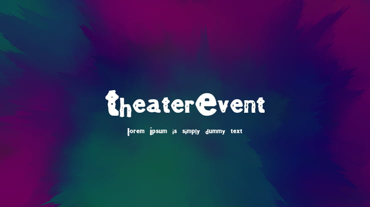 TheaterEvent Font