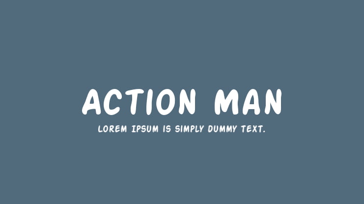 Action Man Font Family