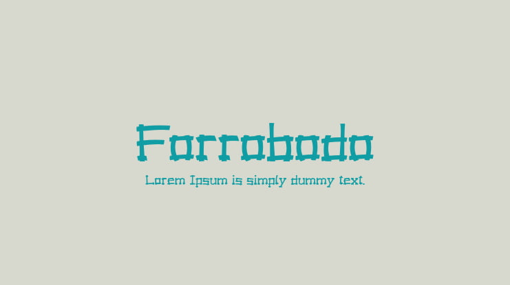 Forrobodo Font