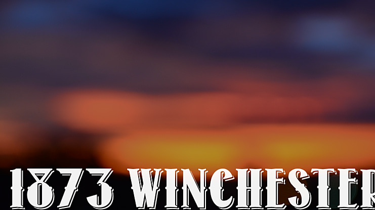 1873 Winchester Font