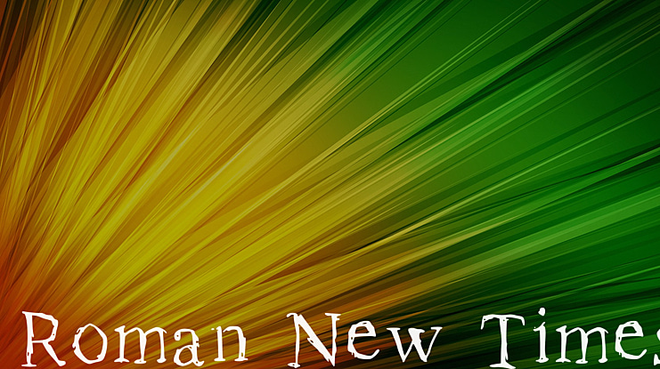 Roman New Times Font