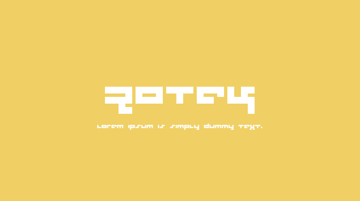 Rotek Font