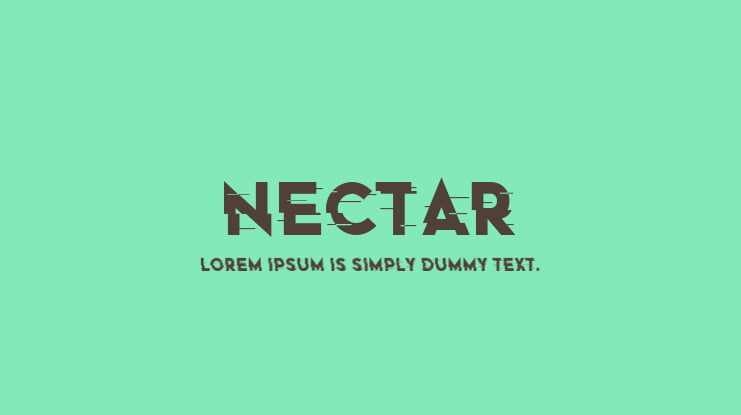 Nectar Font Family