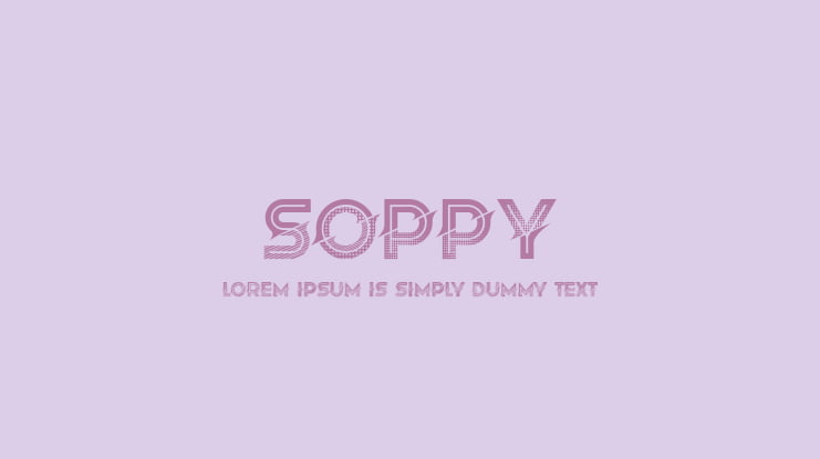 Soppy Font