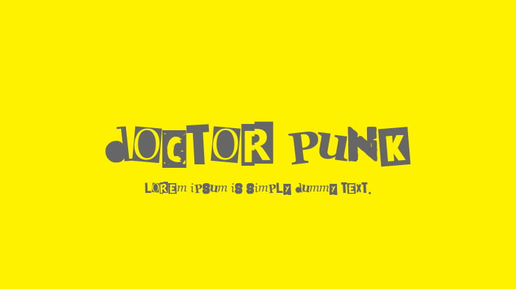 doctor punk Font
