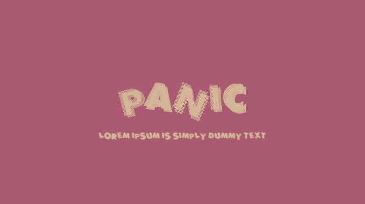 Panic Font