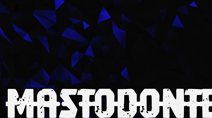 Mastodonte Font