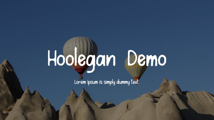 Hoolegan  Demo Font