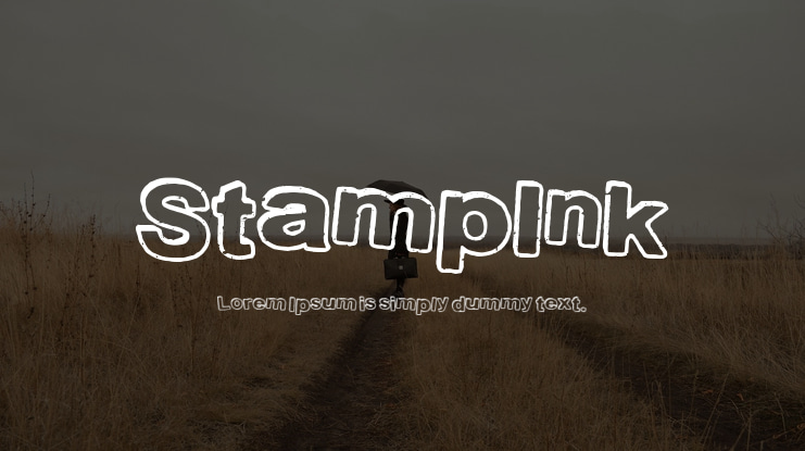 StampInk Font