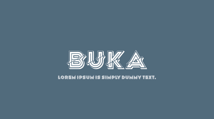 Buka Font