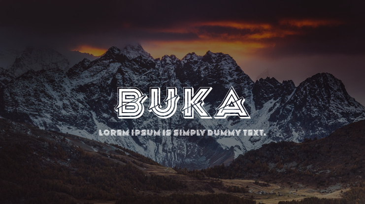 Buka Font