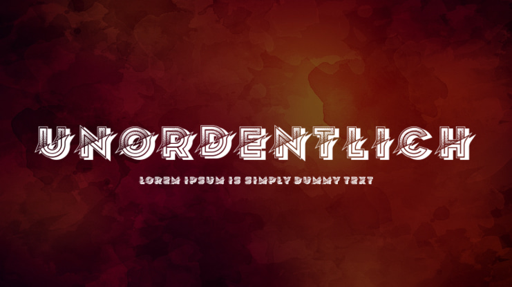 Unordentlich Font Family