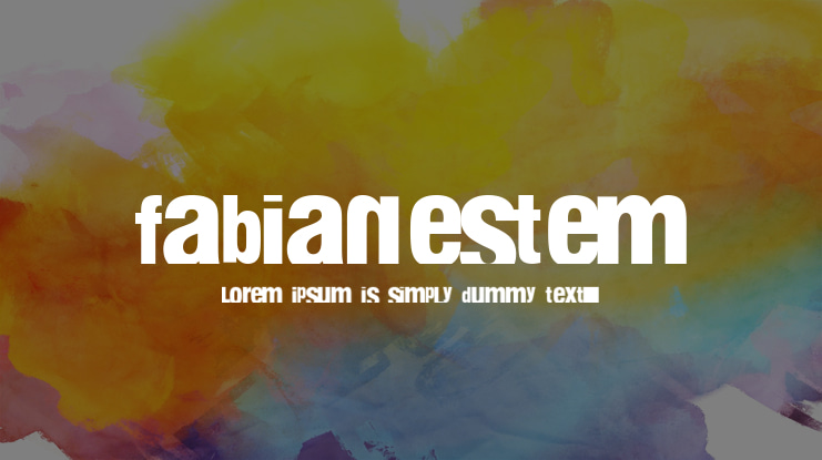 fabianestem Font