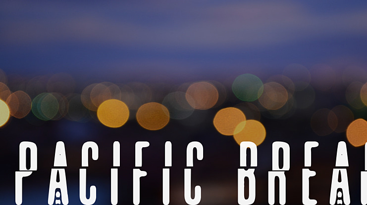 pacific break Font
