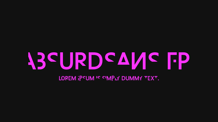 Absurdsans FP Font