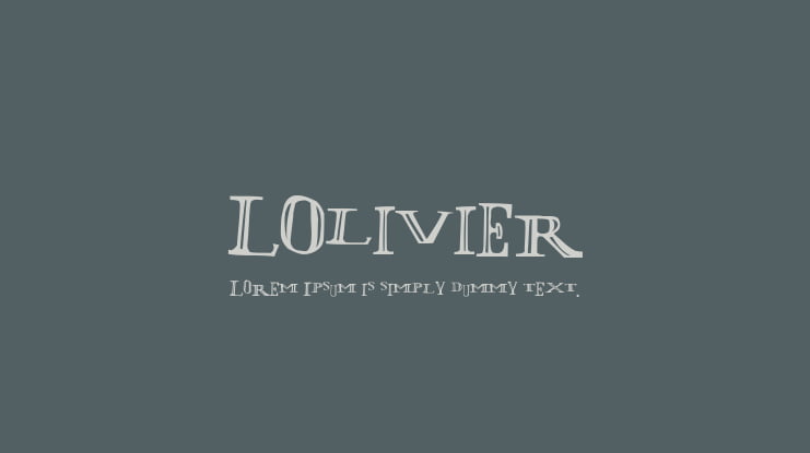 LOlivier Font
