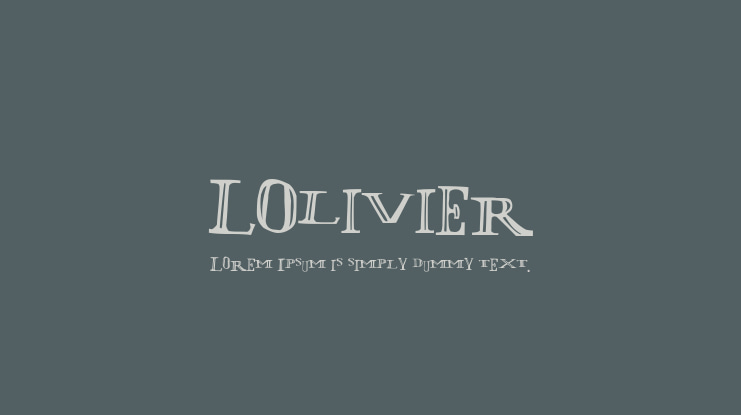 LOlivier Font