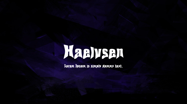 Haelvsen Font