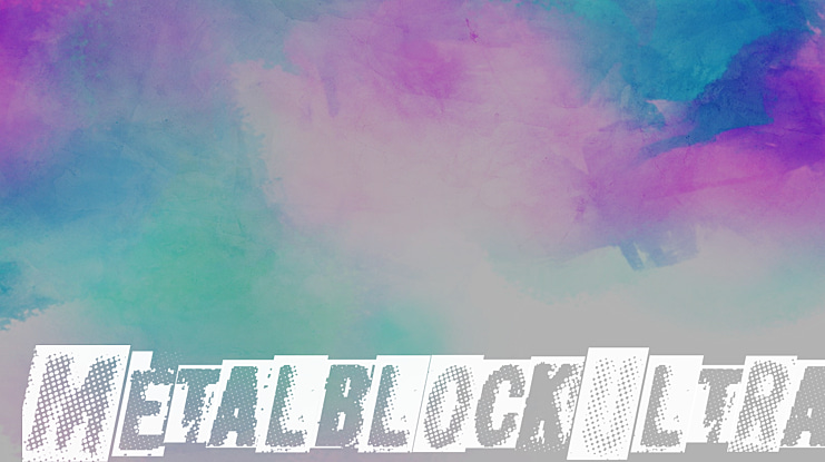 MetalblockUltra Font