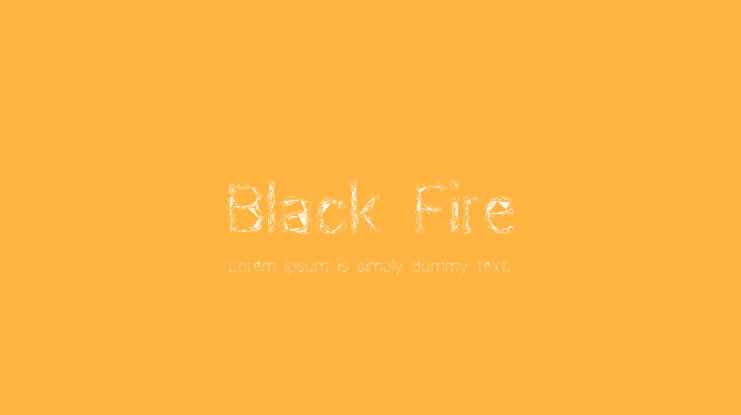 Black Fire Font