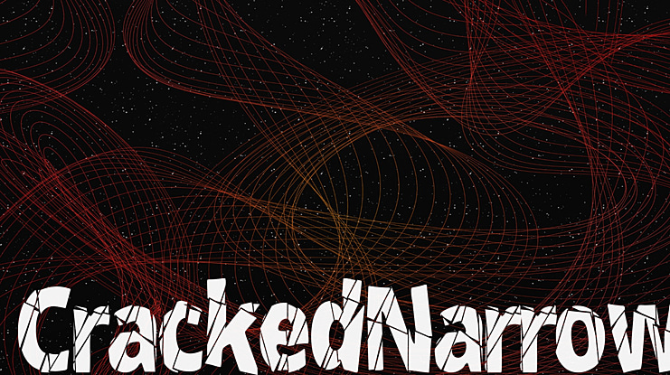 CrackedNarrow Font Family