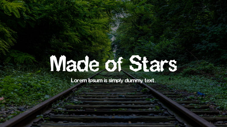 Made of Stars Font