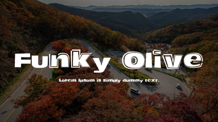 Funky Olive Font