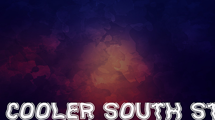 Cooler South St Font