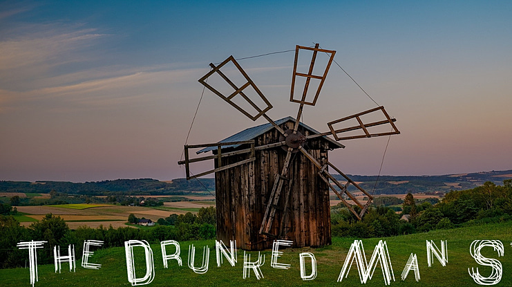 The Drunked Man St Font