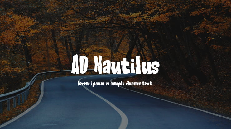 AD Nautilus Font