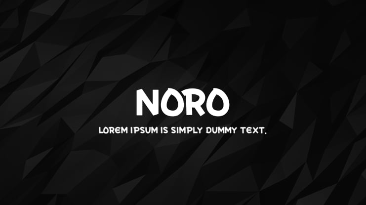 NORO Font Family