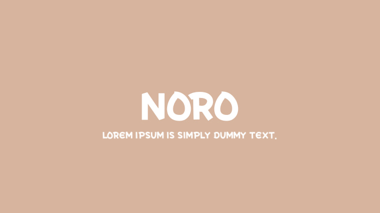 NORO Font Family