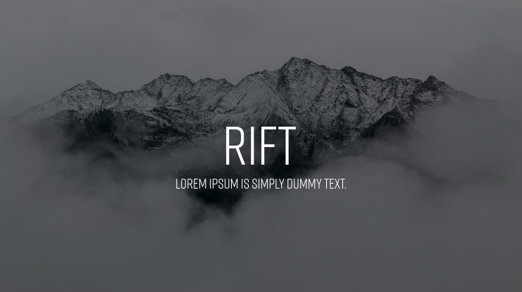 Rift Font Family