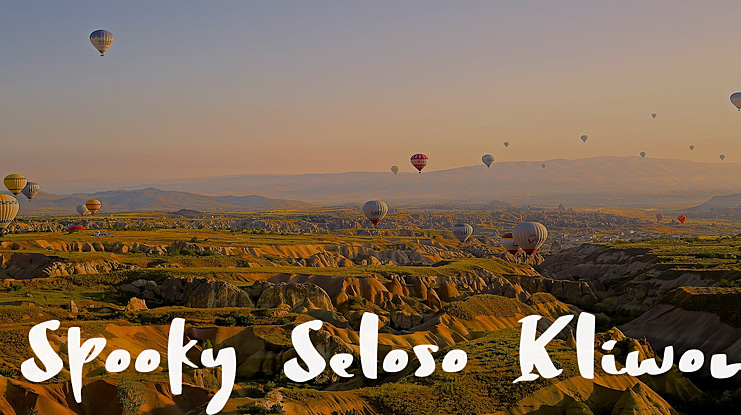 Spooky Seloso Kliwon Font