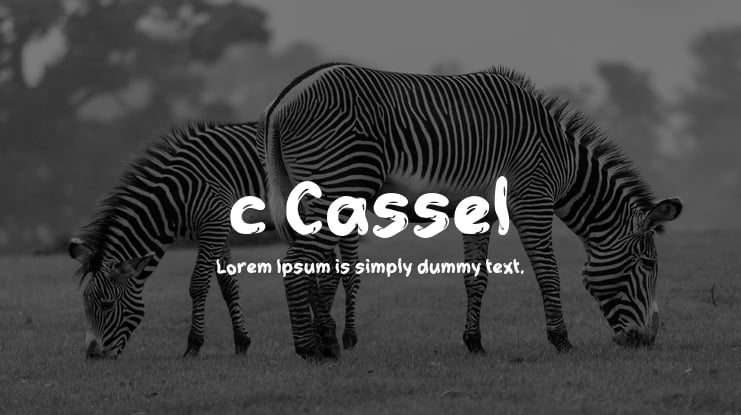 c Cassel Font