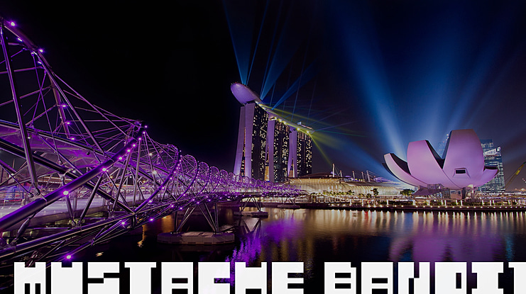 Mustache Bandit Font