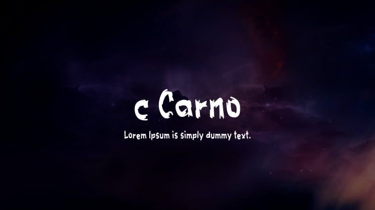c Carno Font