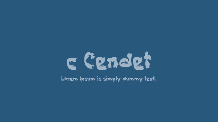 c Cendet Font