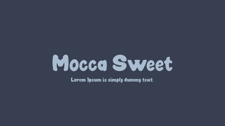 Mocca Sweet Font
