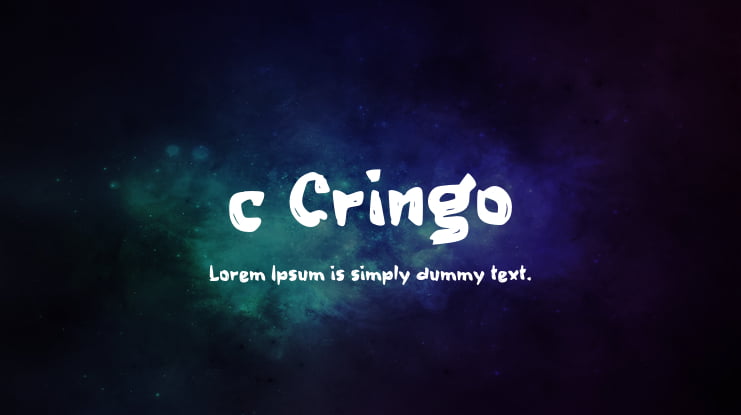 c Cringo Font