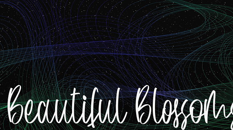 Beautiful Blossoms Font