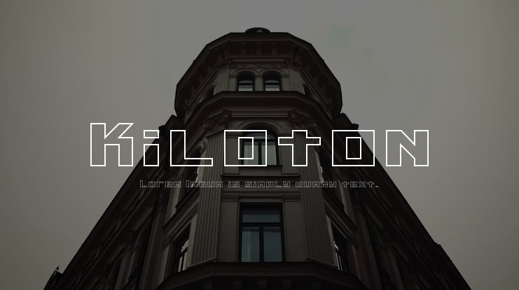 Kiloton Font Family