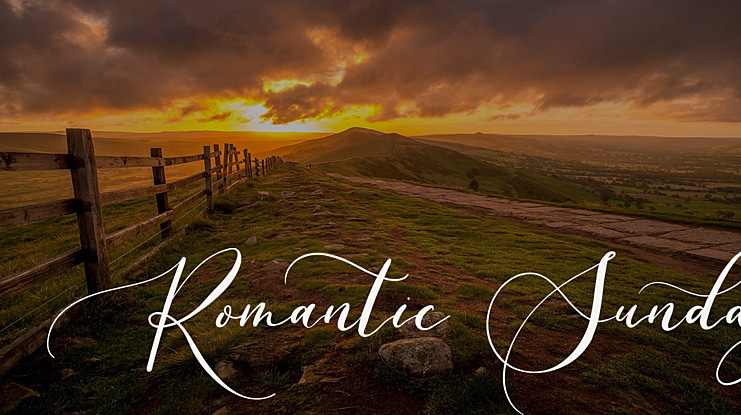 Romantic Sunday Font