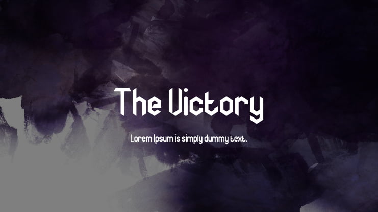 The Victory Font