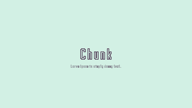 Chunk Font
