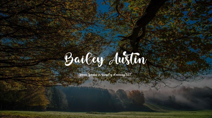 Bailey Austin Font