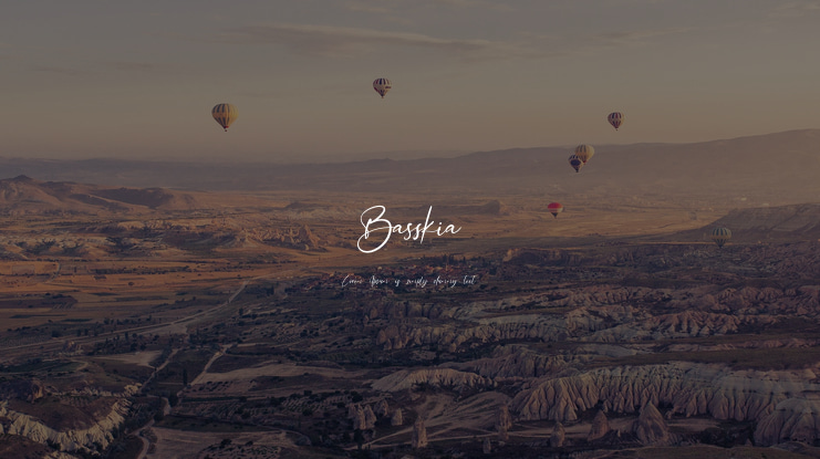 Basskia Font