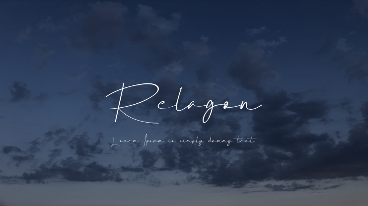 Relagon Font
