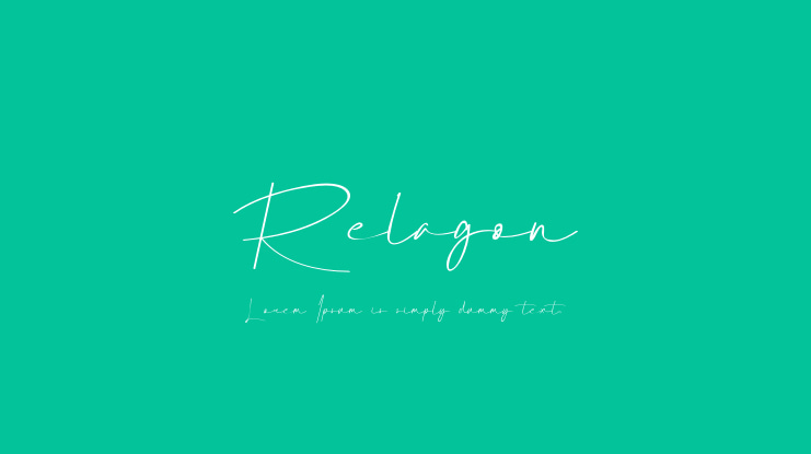 Relagon Font